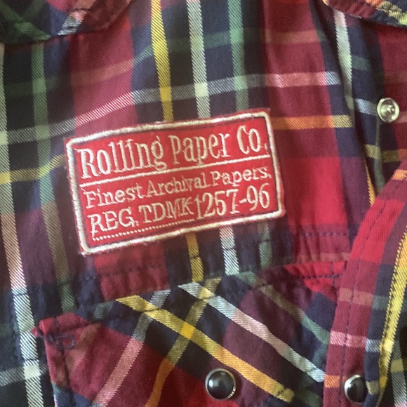 Rolling papers button down - Picture 3 of 5